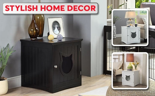 Nightstand Pet House, Litter Box Enclosure