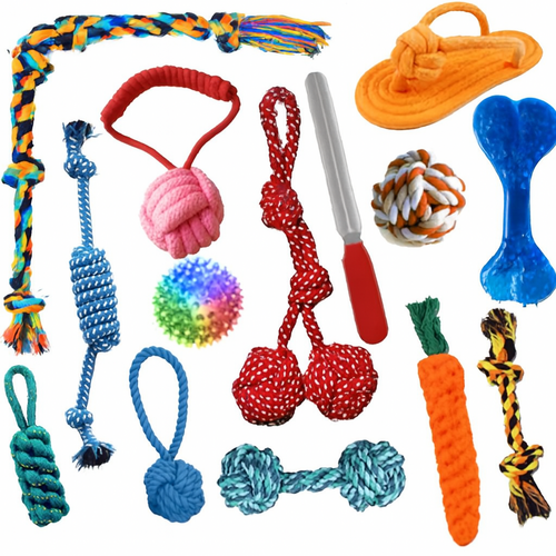 14 Pack Indestructible Chew Toys